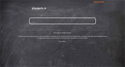 Desktop Screenshot of playsports.in